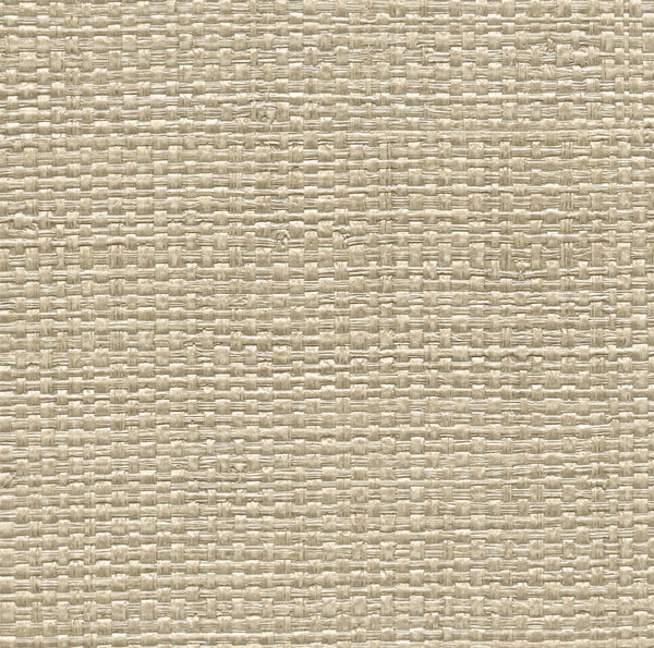 Le Embossed Raffia Ivanhoe - Beige Commercial Wallcovering | Koroseal