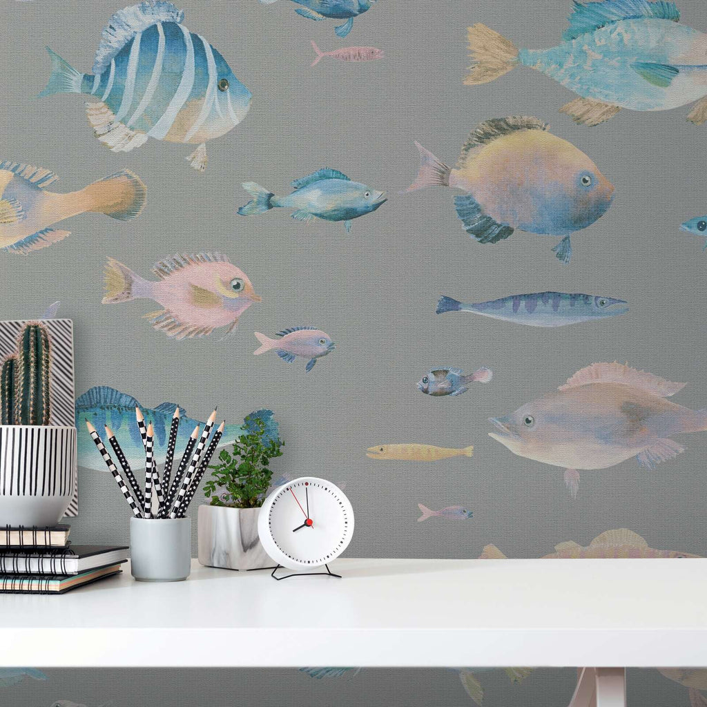 Pintwalls Ii Gray Wallcovering | AS Creation