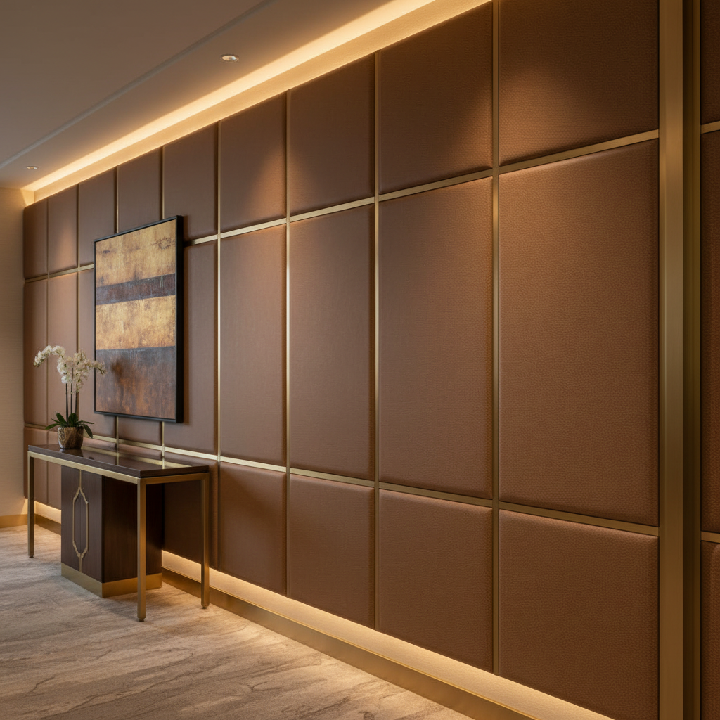 Trunk Bay - Arabica Upholstered Wall Panel | Architectural Fabrics