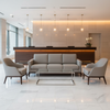 Necker Island - Grigio Upholstered Sofa | Architectural Fabrics