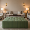 Alter - Alter Silicone Hybrid Upholstered Ottoman | Architectural Fabrics