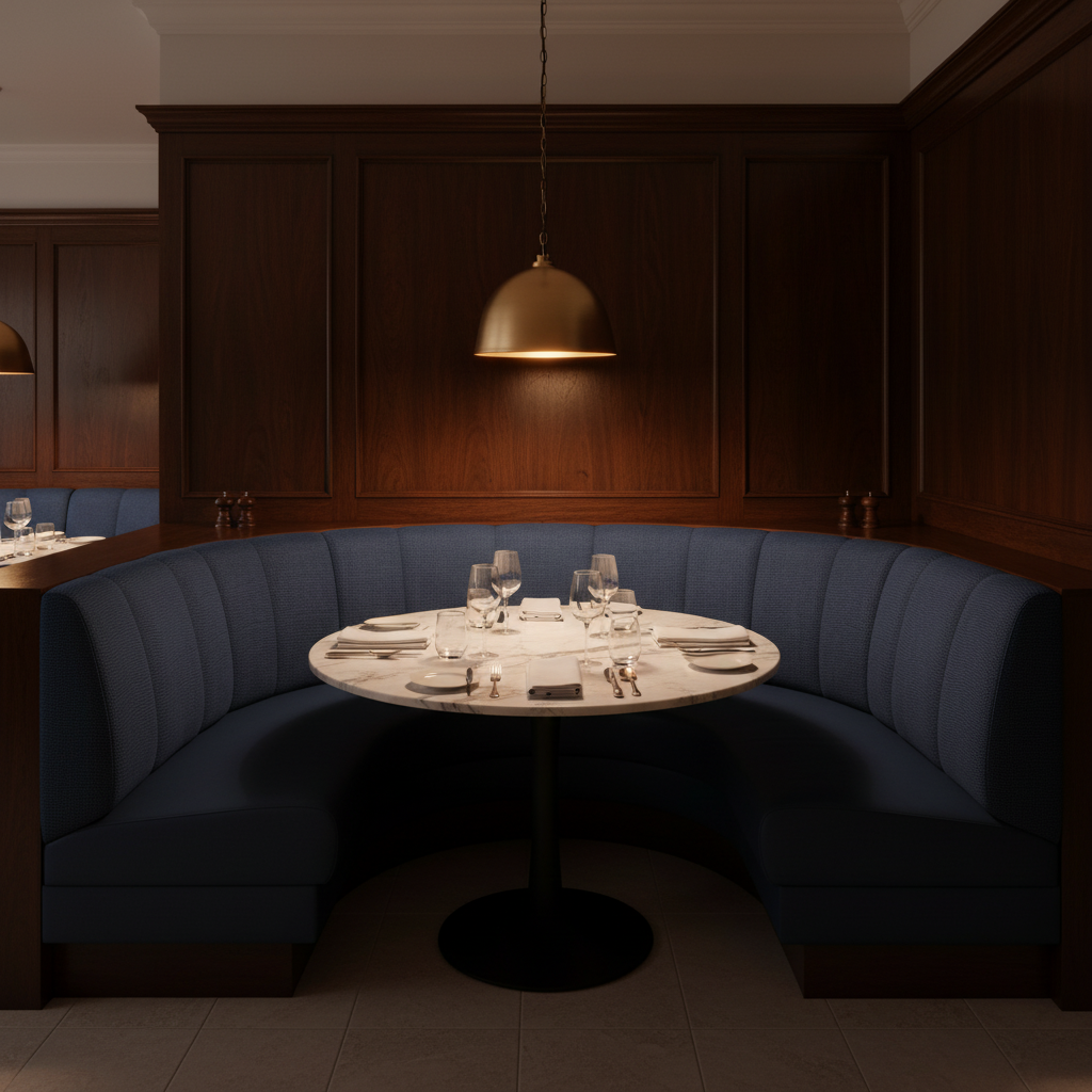 Snake Cay - Marine Upholstered Banquette | Architectural Fabrics