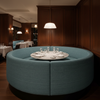 Rattan Bay - River Upholstered Banquette | Architectural Fabrics