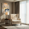 Morant - Snow Upholstered Chair | Architectural Fabrics