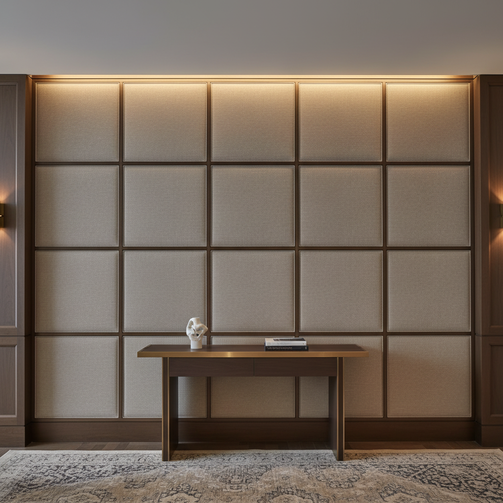 Marigot - Linen Upholstered Wall Panel | Architectural Fabrics
