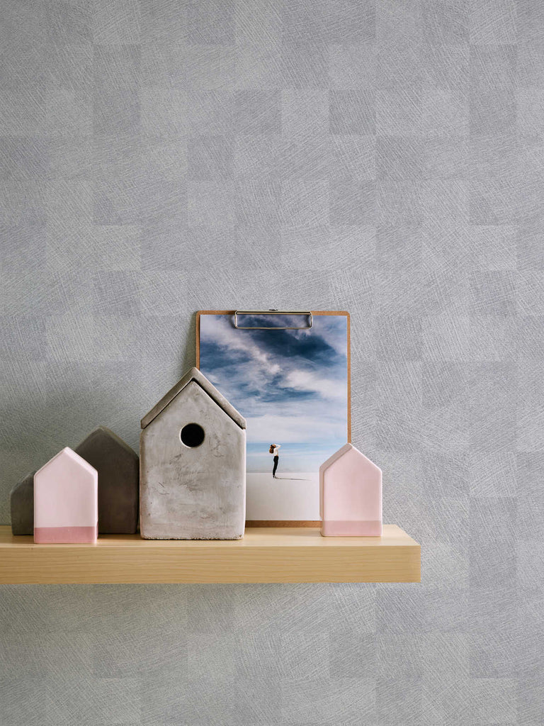 Titanium 3 Grey Wallcovering | AS Creation