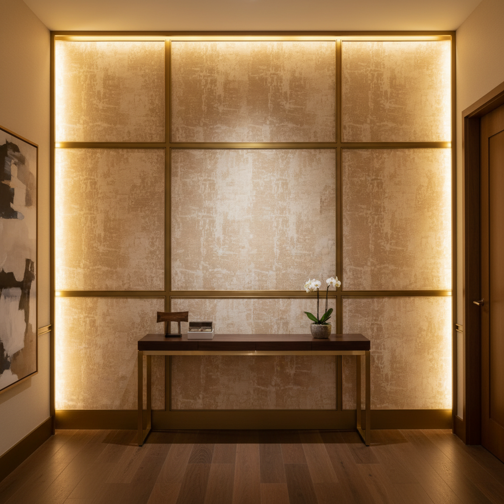 Turf Bay - Ivory Upholstered Wall Panel | Architectural Fabrics