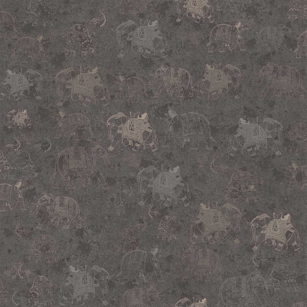 Baranasi Charcoal, Sample / Vinyl Wallcoverings | Newwall