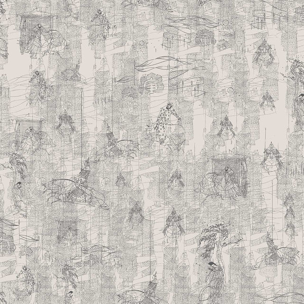 Xian Grey, Sample / Vinyl Wallcoverings | Newwall
