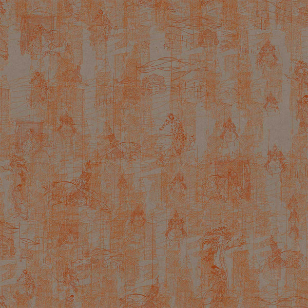 Xian Orange, Sample / Vinyl Wallcoverings | Newwall