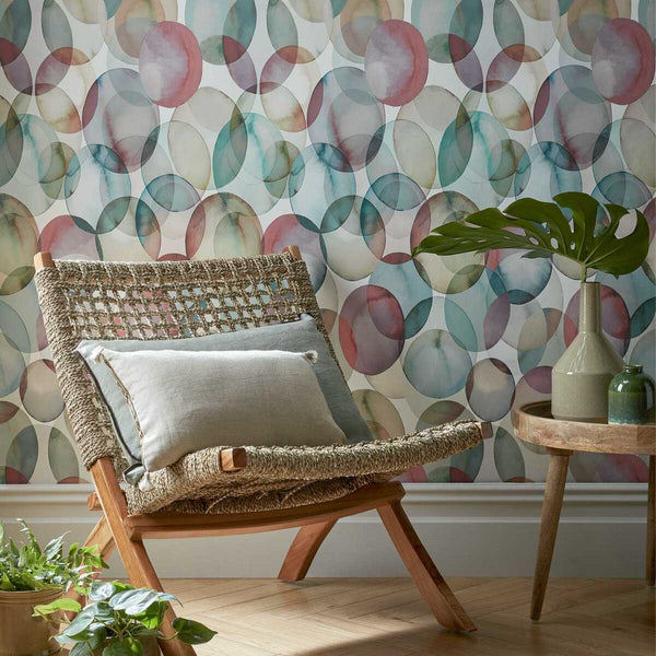 Honesty Peridot - Green Wallcovering | 1838 Wallcoverings