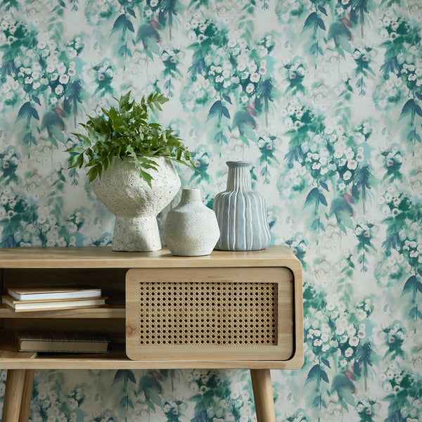 Cascade Clover - Green Wallcovering | 1838 Wallcoverings