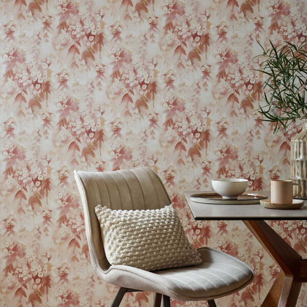 Cascade Mango - Red Wallcovering | 1838 Wallcoverings