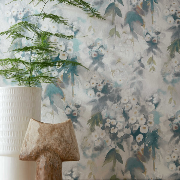 Cascade Opal - Green Wallcovering | 1838 Wallcoverings