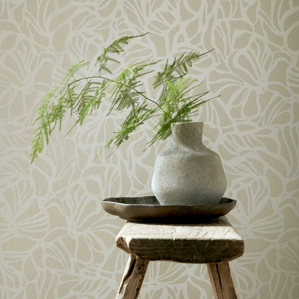 Purity Porcelain - Cream Wallcovering | 1838 Wallcoverings
