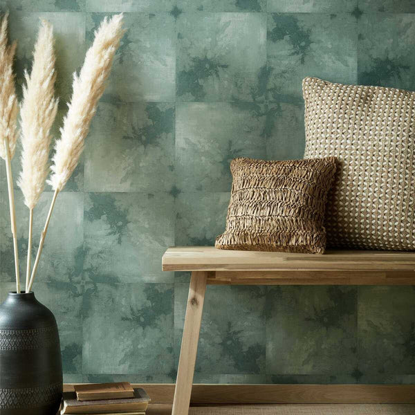Crystalline - Emerald Green Wallcovering | 1838 Wallcoverings