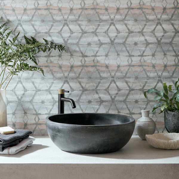 Mineral Marble - Grey Wallcovering | 1838 Wallcoverings