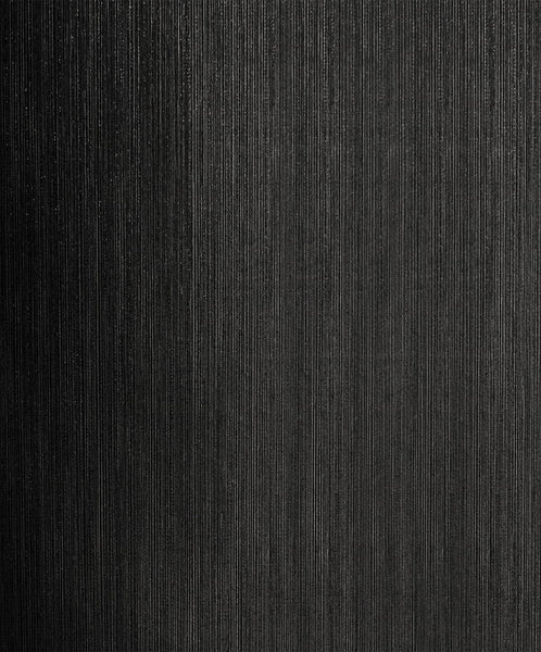 Fentucci Natural Stria Wallpaper - Contemporary Faux - Ebony & Glitter | Fentucci