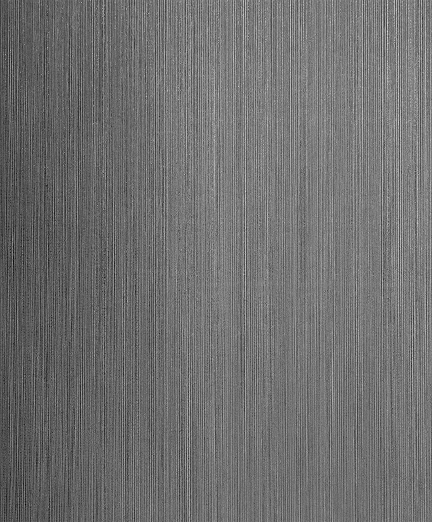 Fentucci Natural Stria Wallpaper - Contemporary Faux - Gunmetal & Glitter | Fentucci