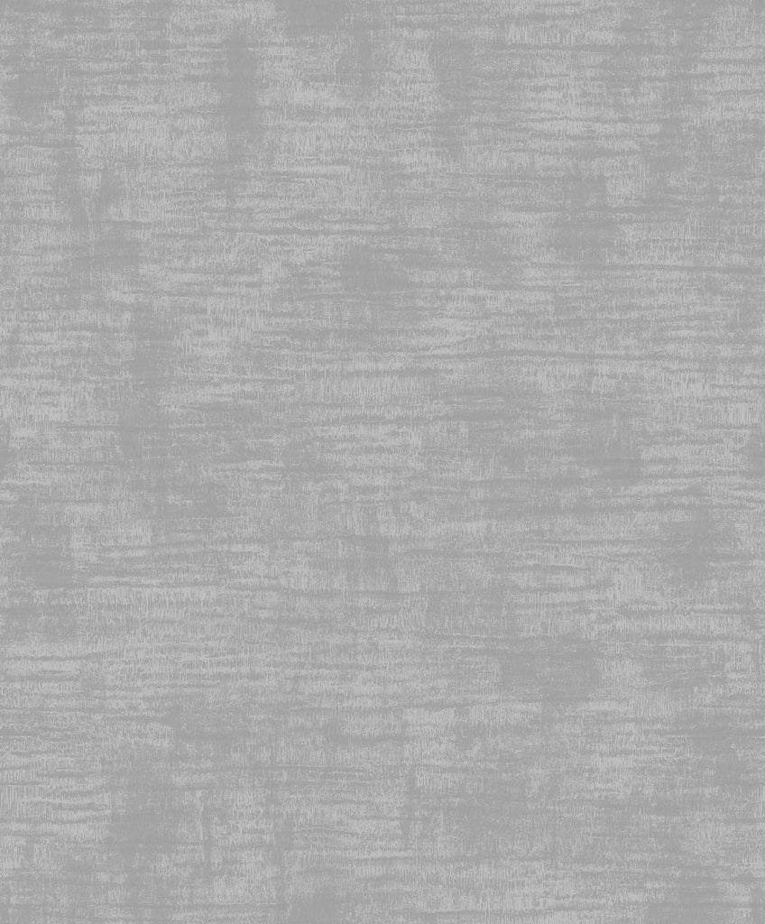 Fentucci Bark Texture Wallpaper - Contemporary Faux - Metallic Silver & Cove Gray | Fentucci
