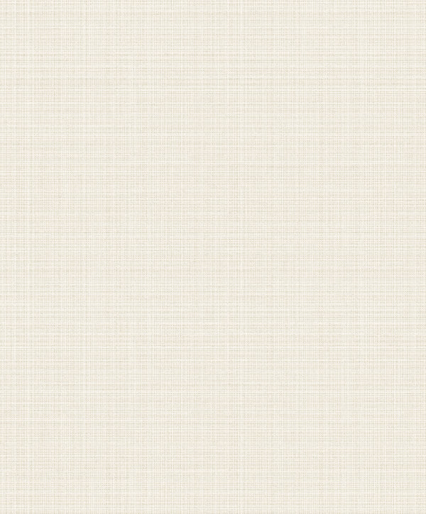 Fentucci Crosshatch Linen - Contemporary Faux - Metallic Ivory | Fentucci