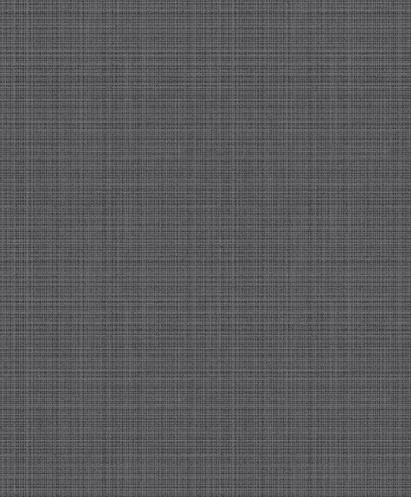 Fentucci Crosshatch Linen - Contemporary Faux - Metallic Coal | Fentucci