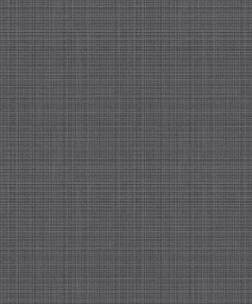 Fentucci Crosshatch Linen Wallpaper - Contemporary Faux - Metallic Coal | Fentucci