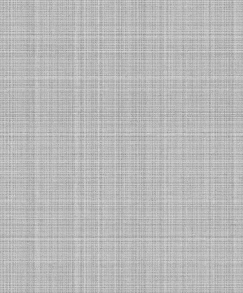 Fentucci Crosshatch Linen Wallpaper - Contemporary Faux - Metallic Silver | Fentucci