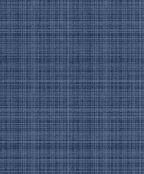 Fentucci Crosshatch Linen - Contemporary Faux - Metallic Storm Blue | Fentucci