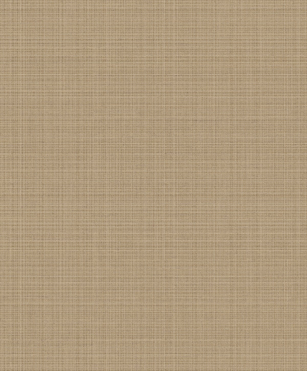 Fentucci Crosshatch Linen - Contemporary Faux - Metallic Taupe | Fentucci