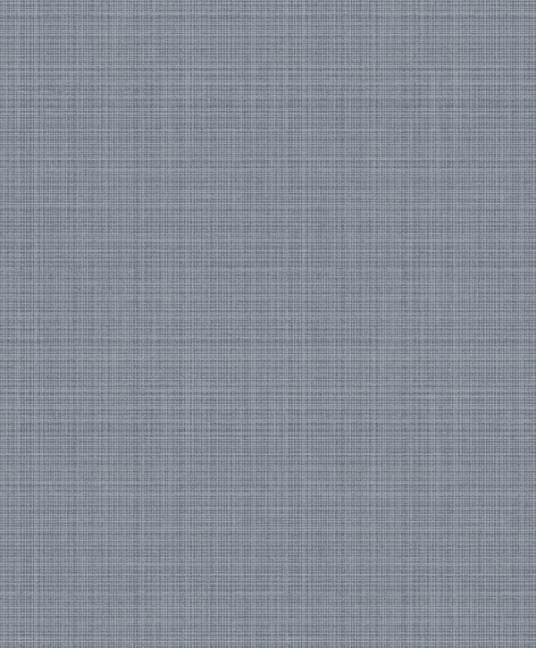 Fentucci Crosshatch Linen - Contemporary Faux - Metallic Smoke | Fentucci