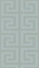Malibu Greek Key Wallpaper - Contemporary Geometric - Metallic Sea Green | Malibu Wallpaper