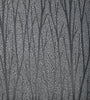 Malibu Birch Trail Wallpaper - Contemporary Botanical - Black Satin & Silver Glitter | Malibu Wallpaper