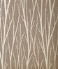 Malibu Birch Trail Wallpaper - Contemporary Botanical - Metallic Champagne & Copper Glitter | Malibu Wallpaper