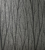 Malibu Birch Trail Wallpaper - Contemporary Botanical - Gunmetal & Charcoal | Malibu Wallpaper