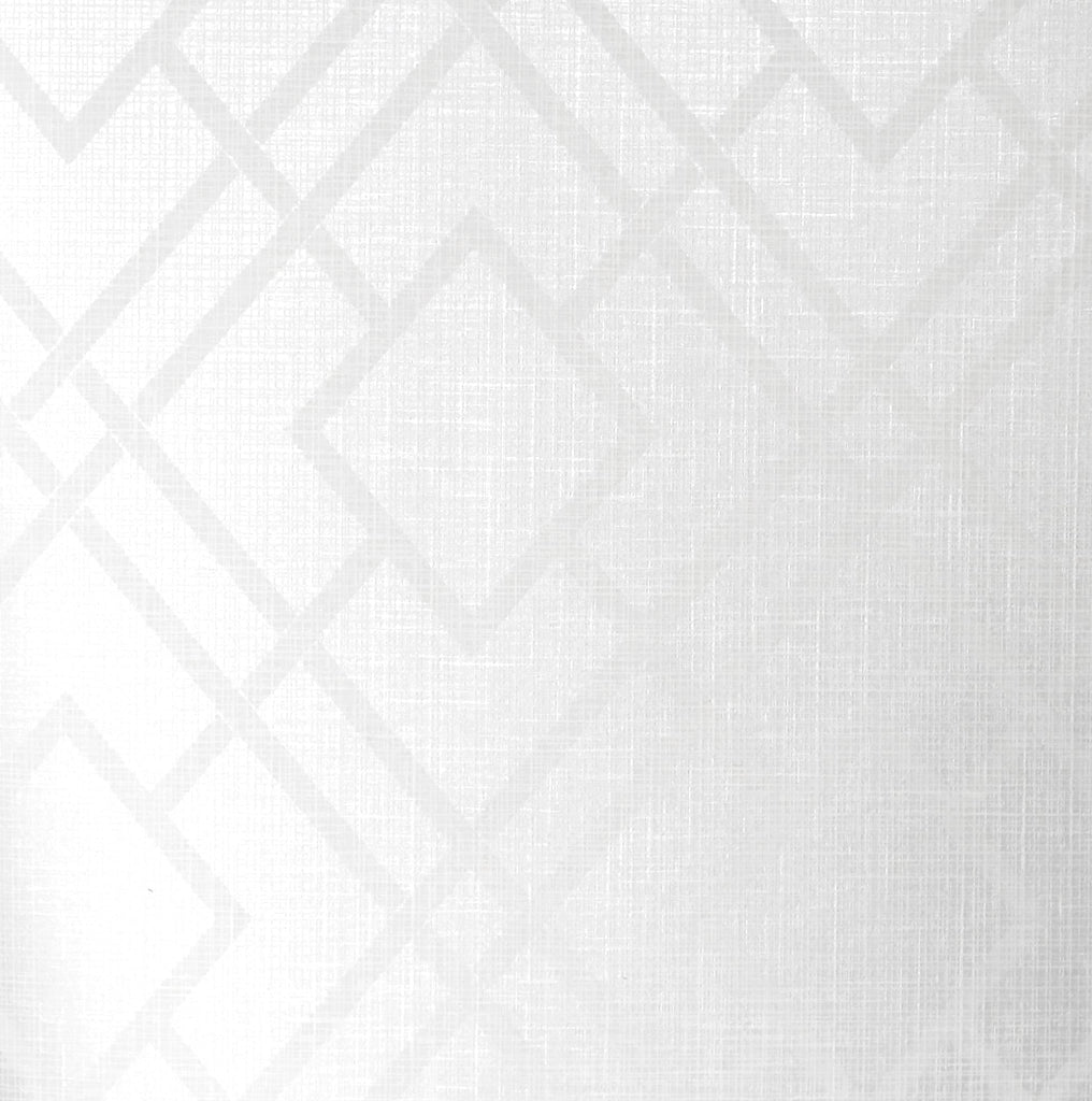 Malibu Diamond Lattice Wallpaper - Contemporary Geometric - Metallic Pearl | Malibu Wallpaper