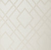 Malibu Diamond Lattice Wallpaper - Contemporary Geometric - Metallic Ivory | Malibu Wallpaper