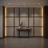 Morant - Pewter Upholstered Wall Panel | Architectural Fabrics