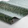 Wild Ferns Spruce Room Setting | Schumacher Wallpaper