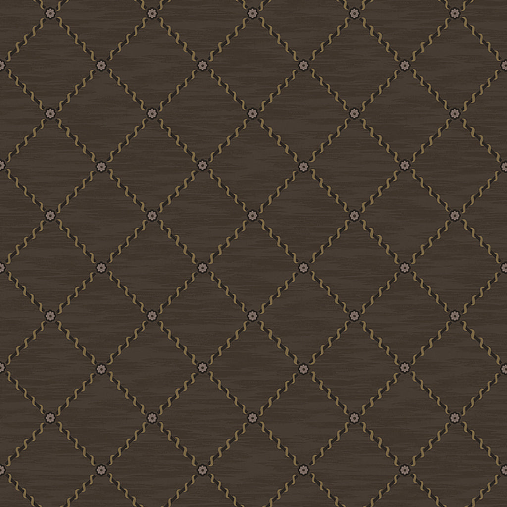 Golden Trellis, Brown and Gold