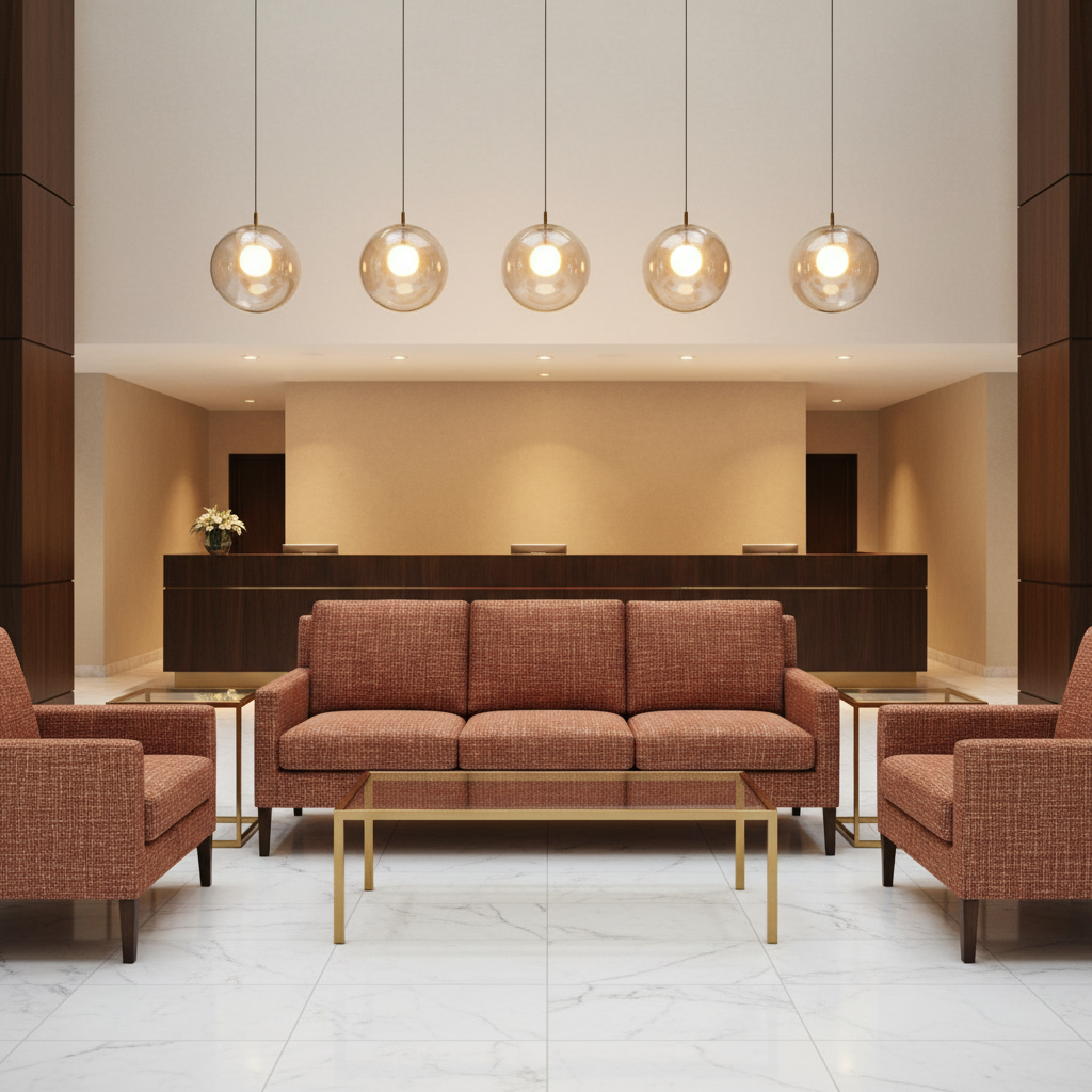 Woven Textured Crosshatch Rustic Sienna Upholstered Sofa | Architectural Fabrics