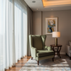 Bedford Celery Upholstered Chair | Architectural Fabrics