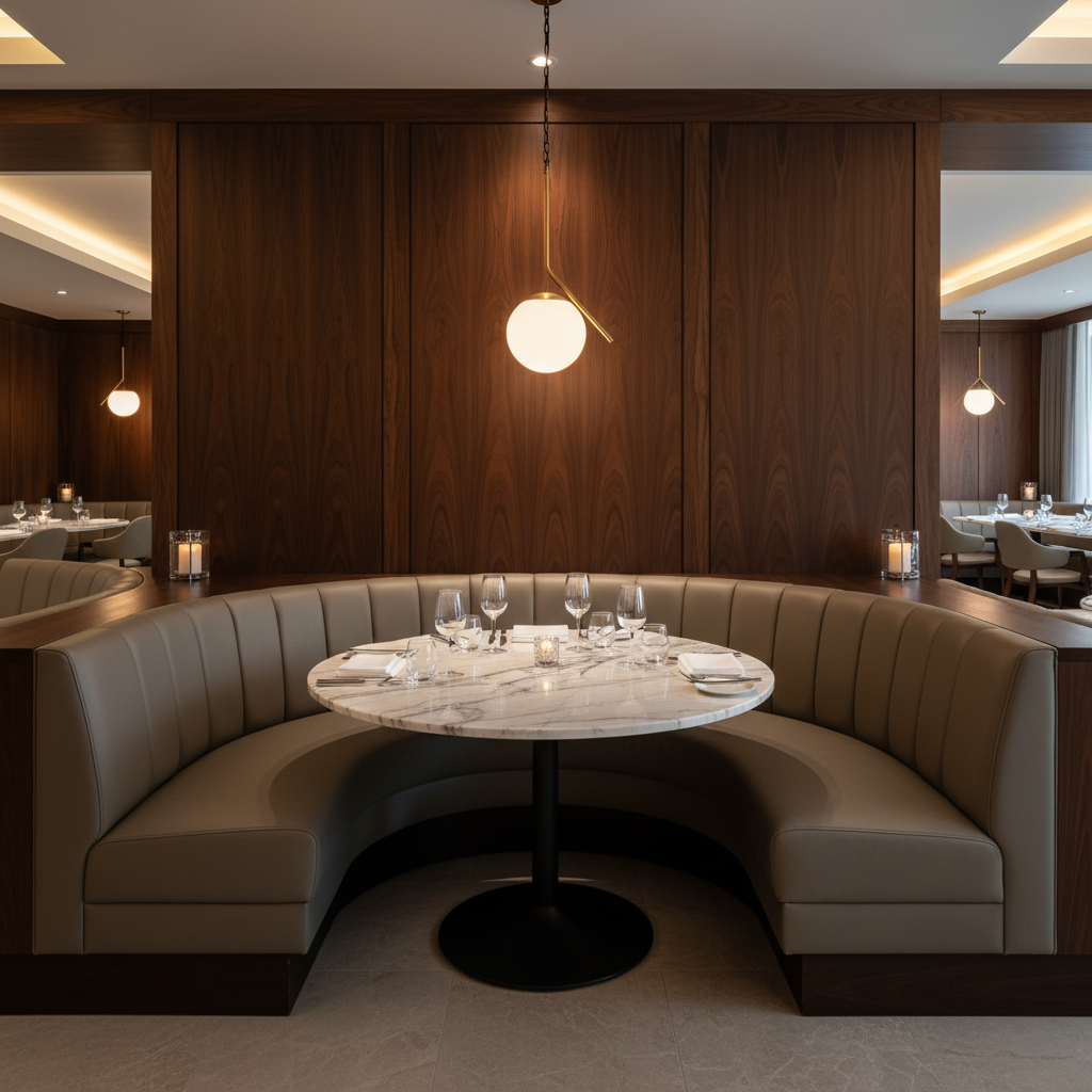 Luxury Cay - Gust Upholstered Banquette | Architectural Fabrics