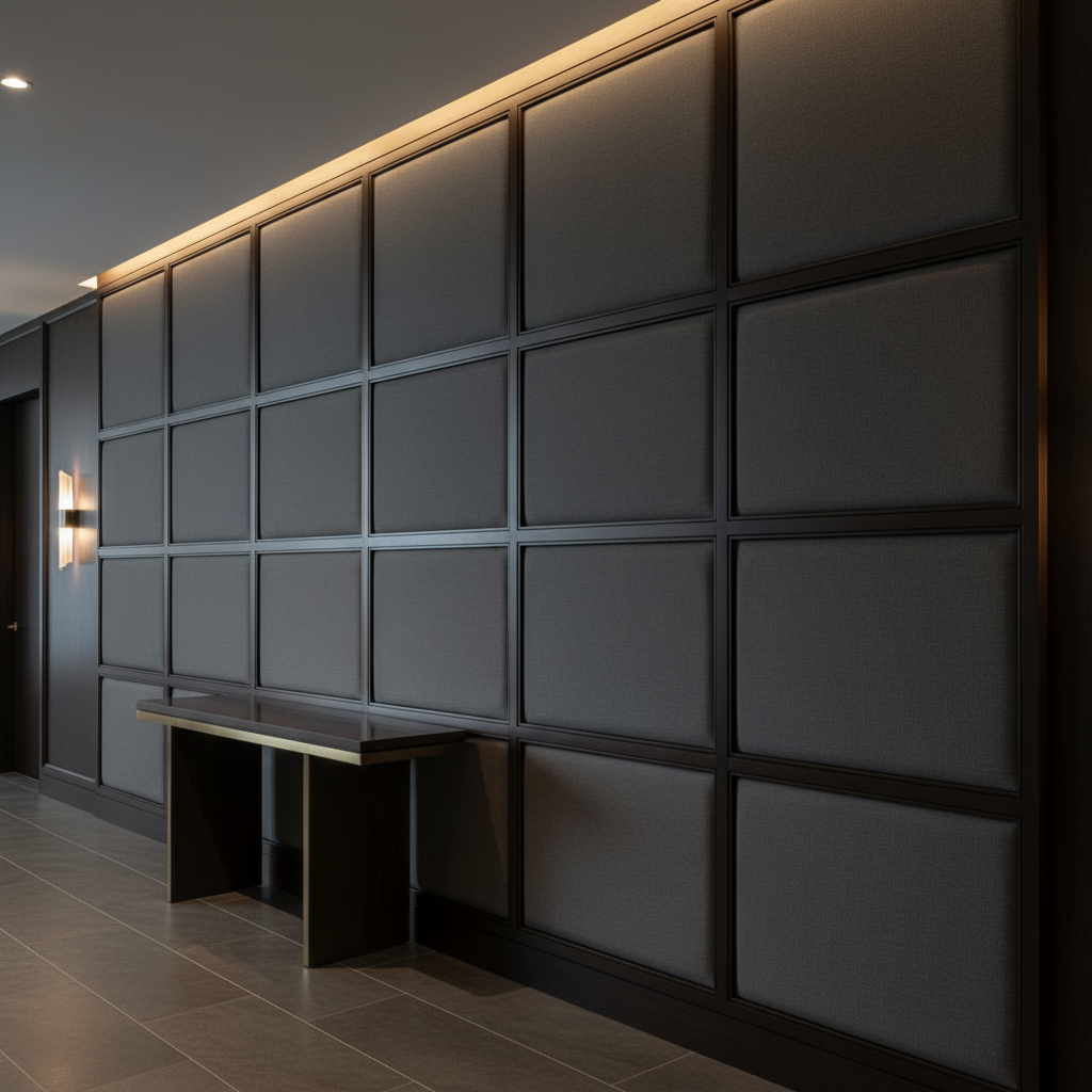 Maya Riviera - Seal Upholstered Wall Panel | Architectural Fabrics