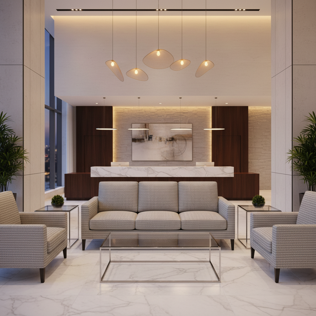 Trade Wind - Shell Upholstered Sofa | Architectural Fabrics