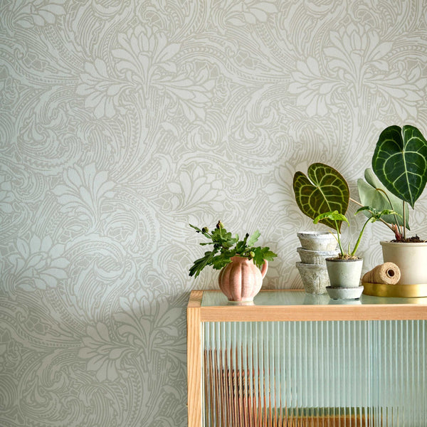 V&a Eden - Natural Cream Wallcovering | 1838 Wallcoverings