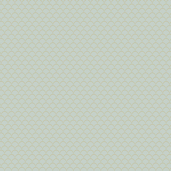Little Scales Aqua Jade | MC Escher Wallcovering
