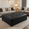 Arcadia - Arcadia Performance Vinyl Upholstered Ottoman | Architectural Fabrics