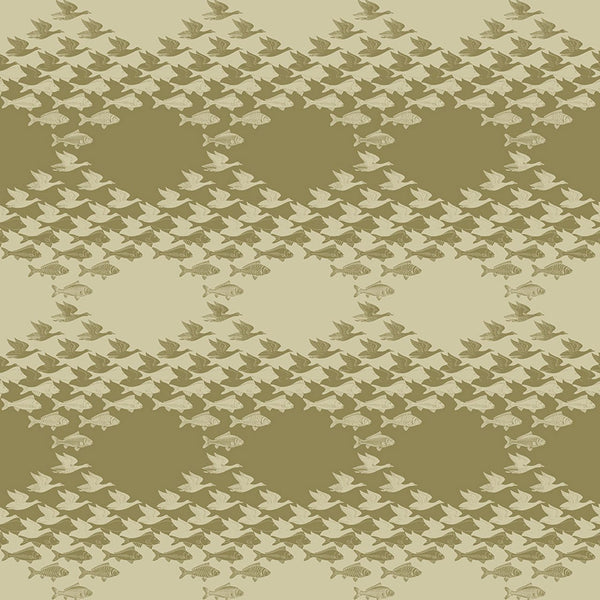 Sky And Water Pistachio | MC Escher Wallcovering