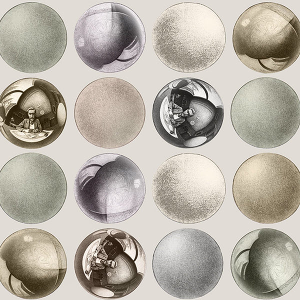 Sphere Light Beige | MC Escher Wallcovering